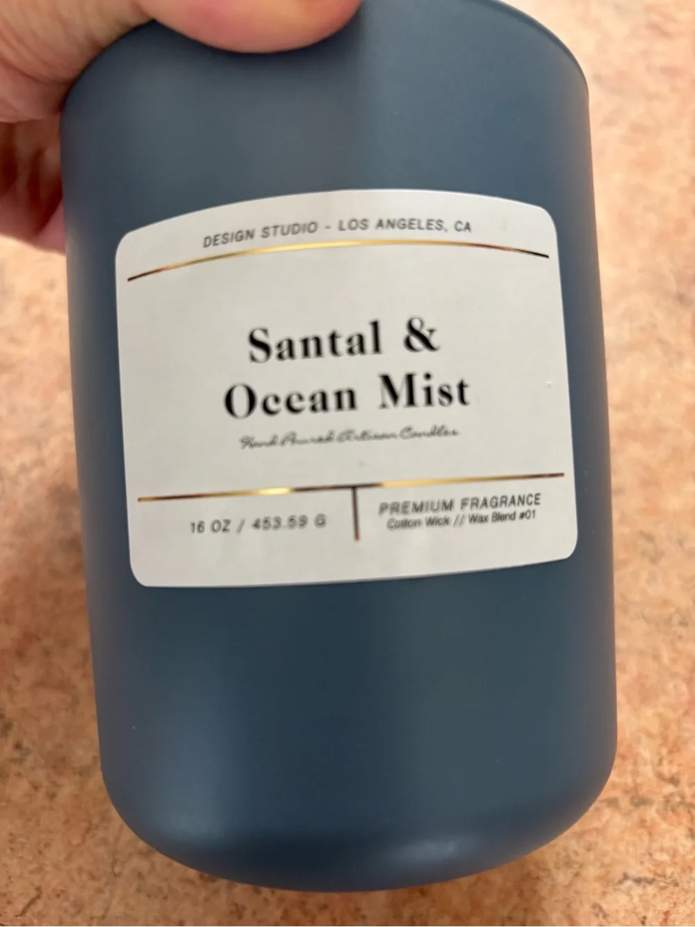 DESIGN STUDIO Santal & Ocean Mist Candle
